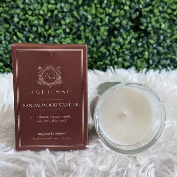 AQUIESSE Scented Candle - Sandalwood Vanille - Picture 2 of 5
